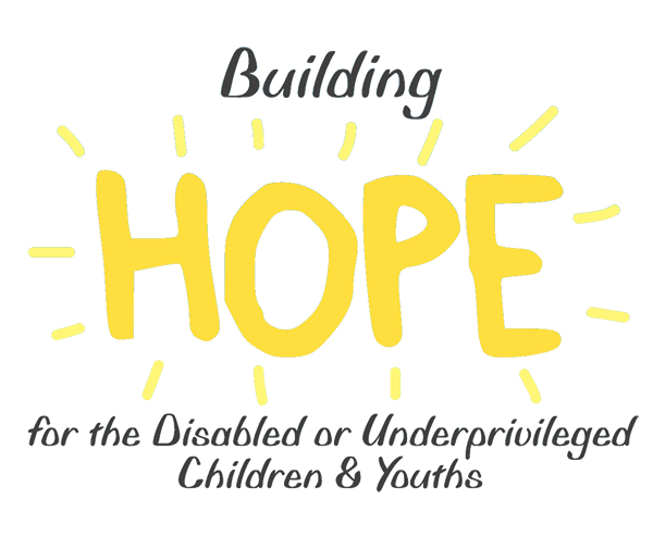 Building hope for the disabled or underprivileged children & youths