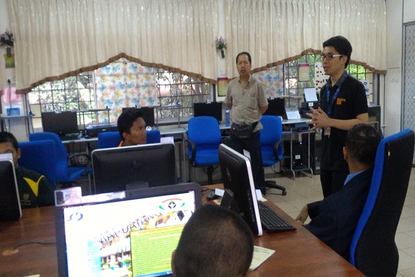 Coaching session in SMPK Setapak